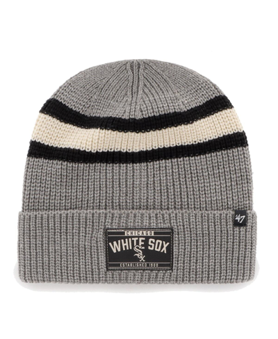 47 Brand Men's ' Graphite Chicago White Sox Penobscotâ Cuffed Knit Hat