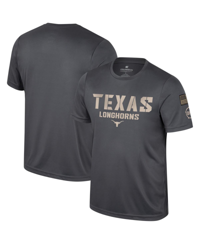 Colosseum Men's  Charcoal Texas Longhorns Oht Military-inspired Appreciation T-shirt