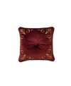 FIVE QUEENS COURT FIVE QUEENS COURT BORDEAUX DECORATIVE PILLOW, 18" X 18"