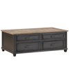 Macy's Dawnwood 50" Wood Lift Top Cocktail Table, Created For  In Espresso