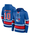 Fanatics Branded Artemi Panarin Royal New York Rangers Name & Number Lace-up Pullover Hoodie In Royal