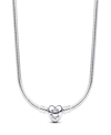 Pandora Sterling Silver Snake Chain Necklace In Silver
