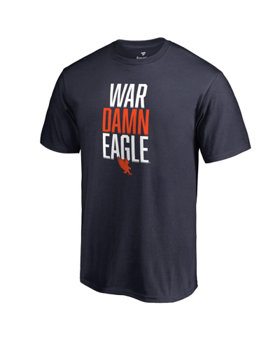 Fanatics Men's  Navy Auburn Tigers Hometown Collection War Damn Eagle T-shirt