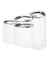 Rubbermaid Brilliance 8-pc. Container Set In Black