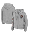 Wear By Erin Andrews Heather Gray Cincinnati Bengals Full-zip Hoodie In Heather Gray