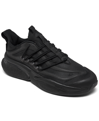 Adidas Originals Men's Alphaboost V1 Running Sneakers From Finish Line In Black