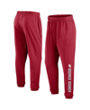 FANATICS MEN'S FANATICS CRIMSON OKLAHOMA SOONERS CHOP BLOCK FLEECE SWEATPANTS