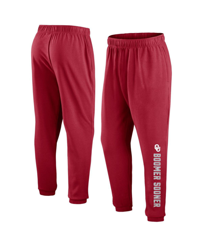 Fanatics Men's  Crimson Oklahoma Sooners Chop Block Fleece Sweatpants