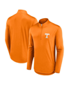 Fanatics Branded Tennessee Orange Tennessee Volunteers Quarterback Mock Neck Quarter-zip Top In Tennessee Orange