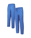 Concepts Sport Royal Los Angeles Rams Gauge Allover Print Knit Pants In Royal