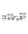 Rubbermaid Brilliance 20-pc. Container Set In Black