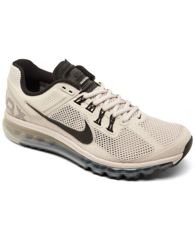 Nike Men's Air Max 2013 Casual Sneakers From Finish Line In Desert Sand,black