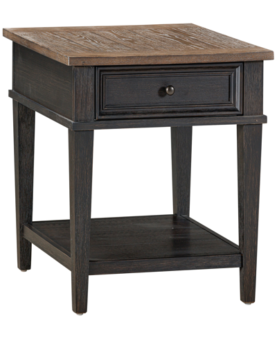 Macy's Dawnwood 26" Wood End Table, Created For  In Espresso