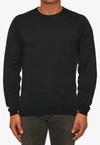 John Smedley Marcus Crewneck Virgin Wool Sweater In Black