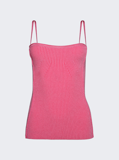 Jacquemus Le Haut Sierra Top In Fuchsia