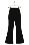 90 Degree By Reflex Superflex Madison Crossover Flared Leggings In Black