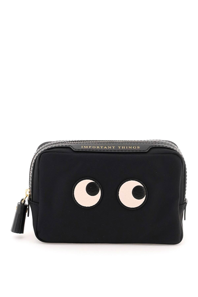 Anya Hindmarch Important Things Eyes Pouch Women In Black