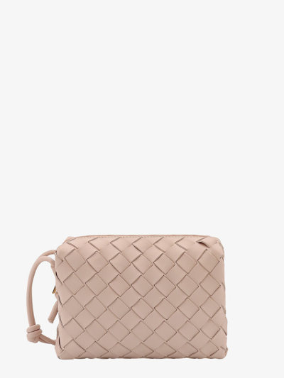 Bottega Veneta Woman Loop Woman Pink Shoulder Bags