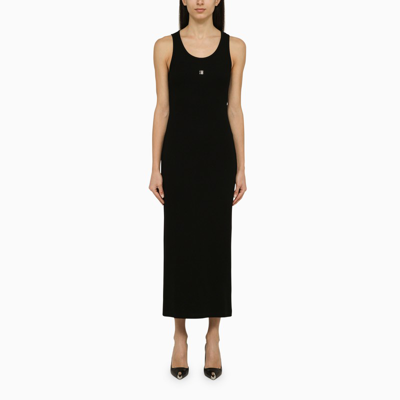 GIVENCHY GIVENCHY BLACK KNITTED CAMISOLE DRESS WOMEN