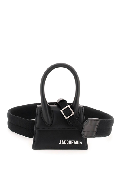Jacquemus Le Chiquito Mini Bag Men In Black