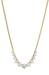 Nadri Perfect Graduated Cubic Zirconia Necklace In Gold