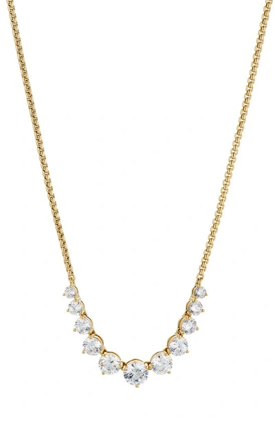 Nadri Perfect Graduated Cubic Zirconia Necklace In Gold