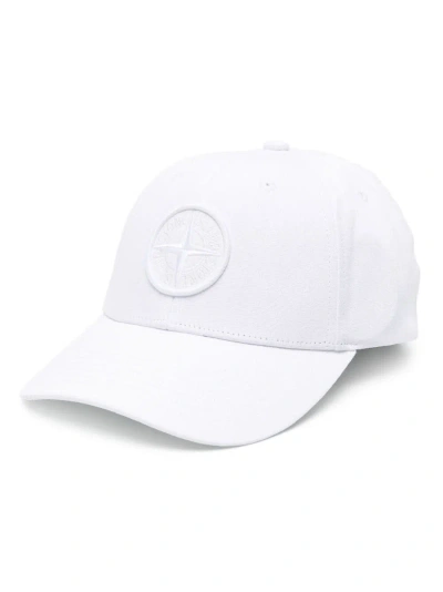 Stone Island 6-panel Cap In White