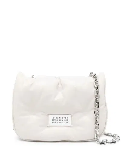 Maison Margiela Small Glam Slam Shoulder Bag In Grey