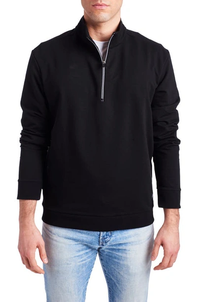 Pino By Pinoporte Men's Mario Partial Zip-front Jacket In Black