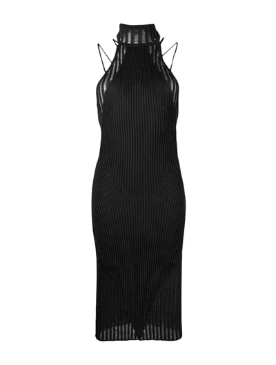 Adamo Midi Dresses In Black