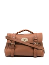 MULBERRY ALEXA HEAVY BROWN LEATHER  CROSSBODY BAG MULBERRY WOMAN