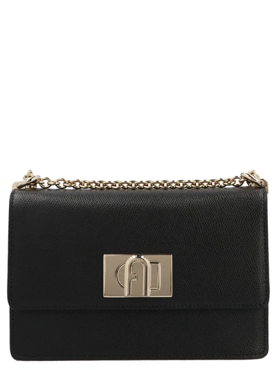 Furla 'ares 1927' Crossbody Bag In Black