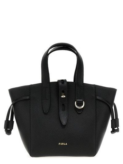 Furla 'net' Mini Shopping Bag In Black