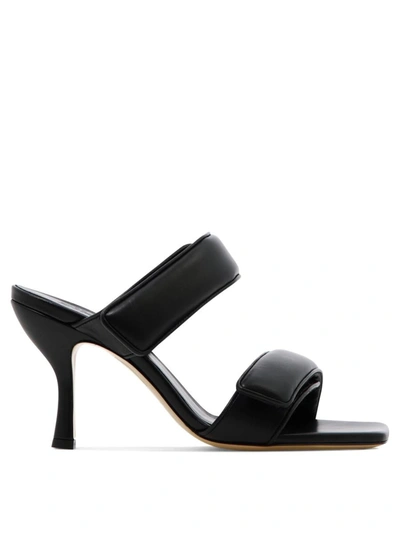 Gia Borghini Gray Pernille Teisbaek Edition Perni 03 Heeled Sandals In Black