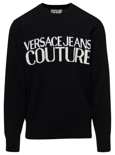 VERSACE JEANS COUTURE LANA CACHEMIRE LOGO FRONT