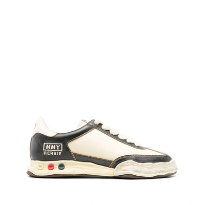 Miharayasuhiro Herbie Original Sole Leather Trainers In Neutrals