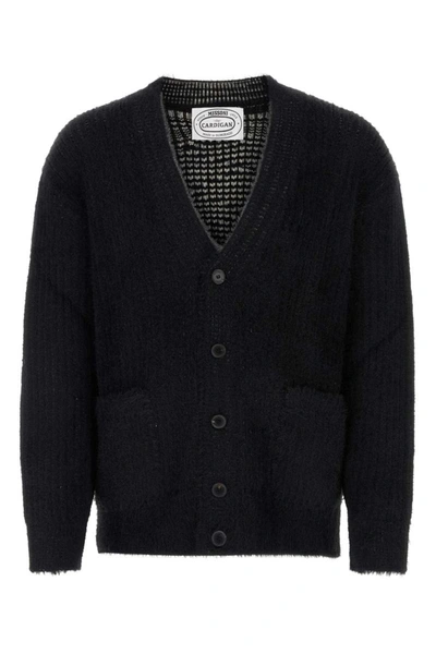 Missoni Men's Nylon Blend Cardigan In Black