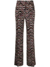 Missoni Jacquard Straight-leg Trousers In Multicolour