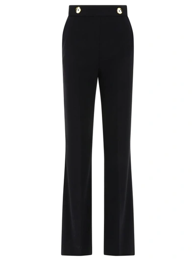 Pinko Trousers In Limo Black