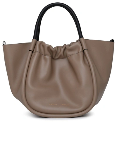 Proenza Schouler Large Ruched Tote Bag In Brown