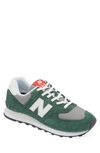 New Balance Gender Inclusive 574 Sneaker In Nightwatch Green/ Sea Salt