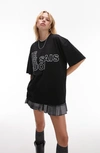TOPSHOP DOUBLE LAYER OVERSIZE T-SHIRT