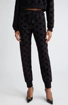 Dolce & Gabbana Flocked Logo Drawstring Waist Joggers In Variante Abbinata