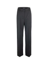 Weekend Max Mara Black Visual Trousers In Black