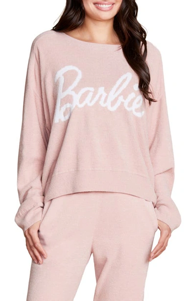 Barefoot Dreams Women's Barbie Cozychic Ultra Lite Sweatshirt In Dusty Rose