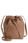 Mansur Gavriel Soft Leather Mini Bucket Bag In Biscotto