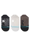 STANCE EXOTIC ASSORTED 3-PACK NO-SHOW SOCKS