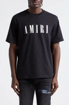 Amiri Core Logo Graphic Cotton Tee In Black