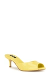 Nine West Lill Kitten Heel Pump In Yellow