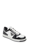Prada Leather Sneakers Downtown Two-tone In White